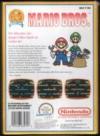 Mario Bros. Classic Serie Box Art Back